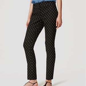 Ann Taylor Loft Marisa Cropped polka Dot Pants
